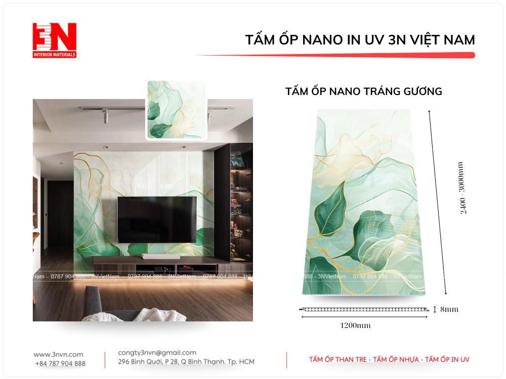 Tranh 3D Nano tráng gương 3N Việt Nam