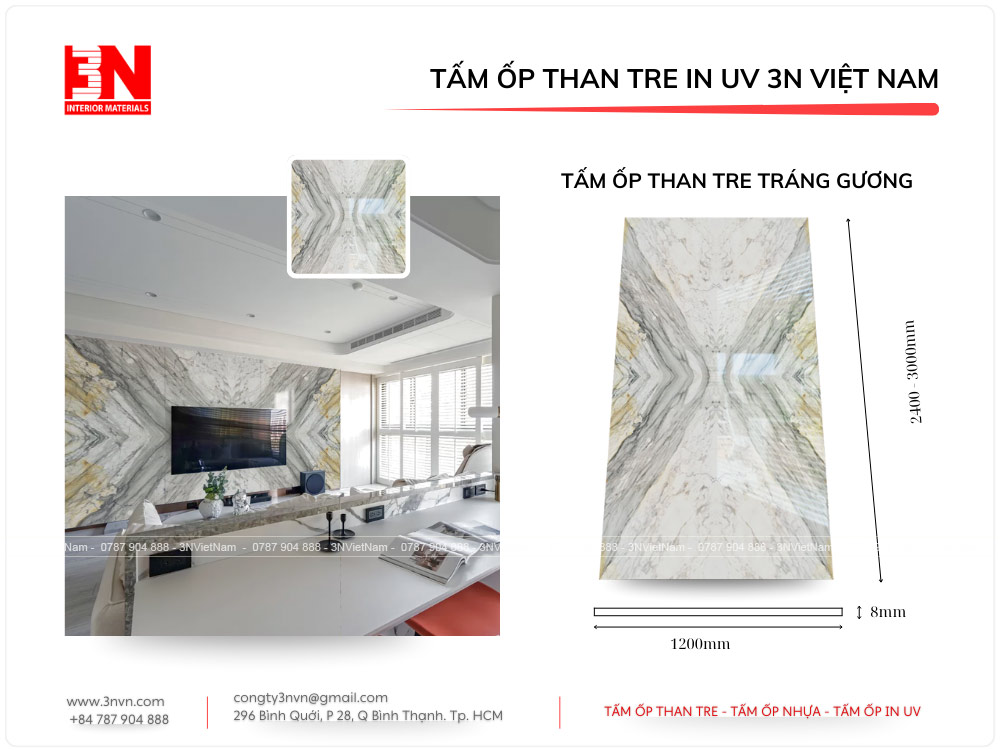 Tranh 3D than tre tráng gương 3N Việt Nam