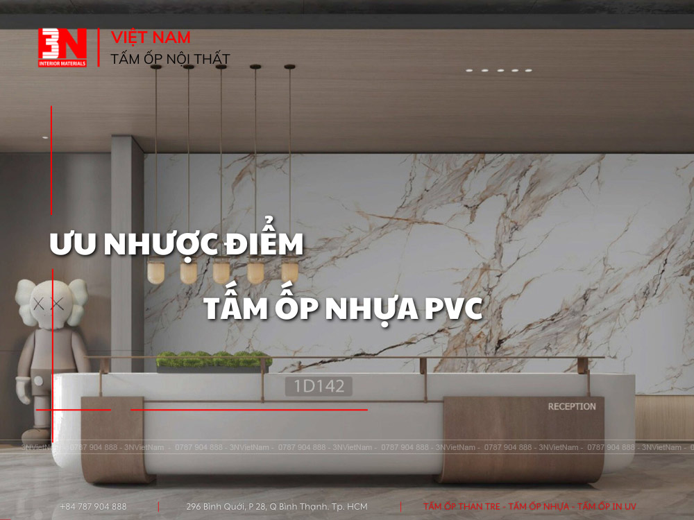 Ưu nhược điểm tấm nhựa ốp tường PVC