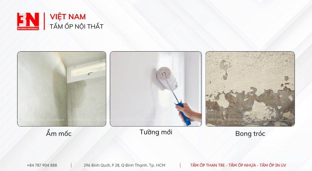 Chuẩn bị trước khi thi công: Kiểm tra bề mặt tường